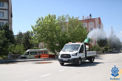 Beypazarı Belediyesi Temizlik İşleri Müdürlüğü ekiplerimiz ilçe genelinde ilaçlama işlemlerini sürdürüyor.