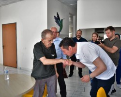 Başkanla Fotoğraflar