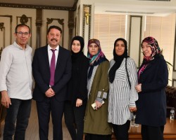 Başkanla Fotoğraflar